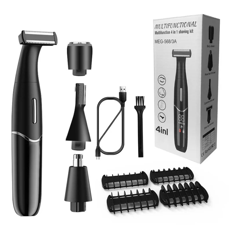 Intimate Areas Haircut Precision Shaver Men Bikini Line Sensitive Razor Balls Eggs Pubic Hair Shaving Trimmer Face Beard Clipper