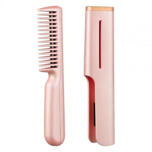 Hot Hair Straighteners Brush Women Hair Styler Curling Iron Electric Hot Comb Straightener Fast Heating Curler Hair Caring Tools