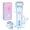 Electric Shaver for Women Rechargeable,  Electric Razors for Women Wet and Dry Gift Set, Blue